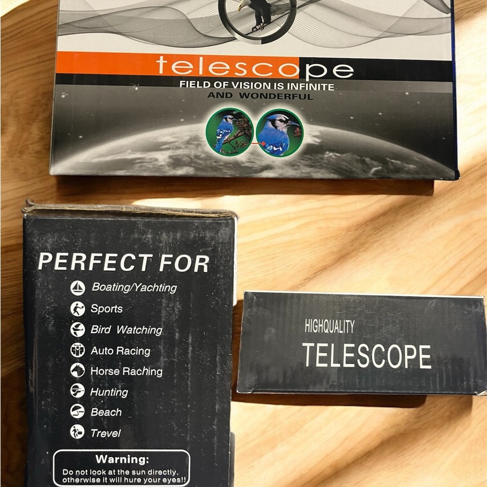 New High-Quality Telescope with Box